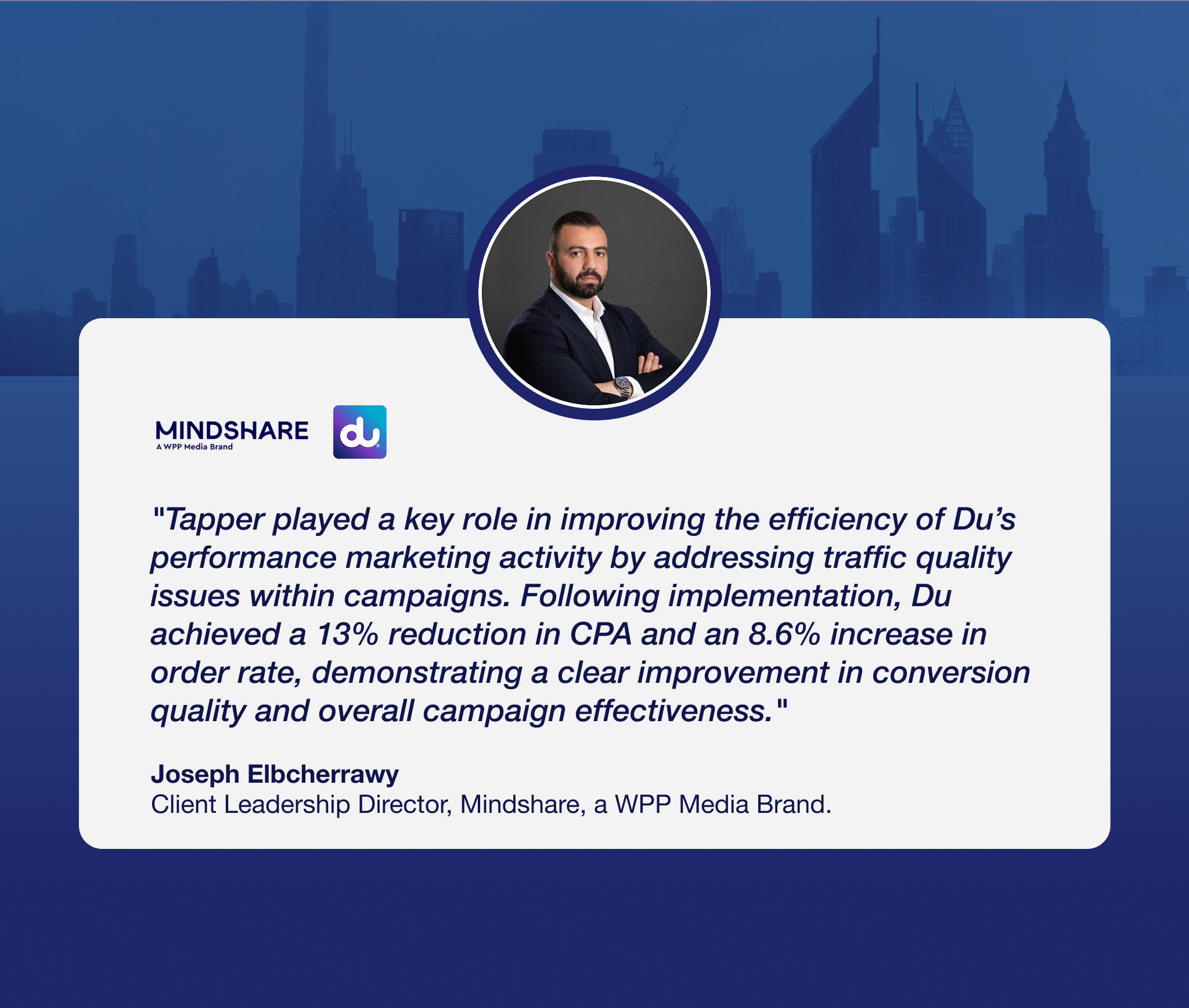 Joseph Elbcherrawy, Client Leadership Director at Mindshare