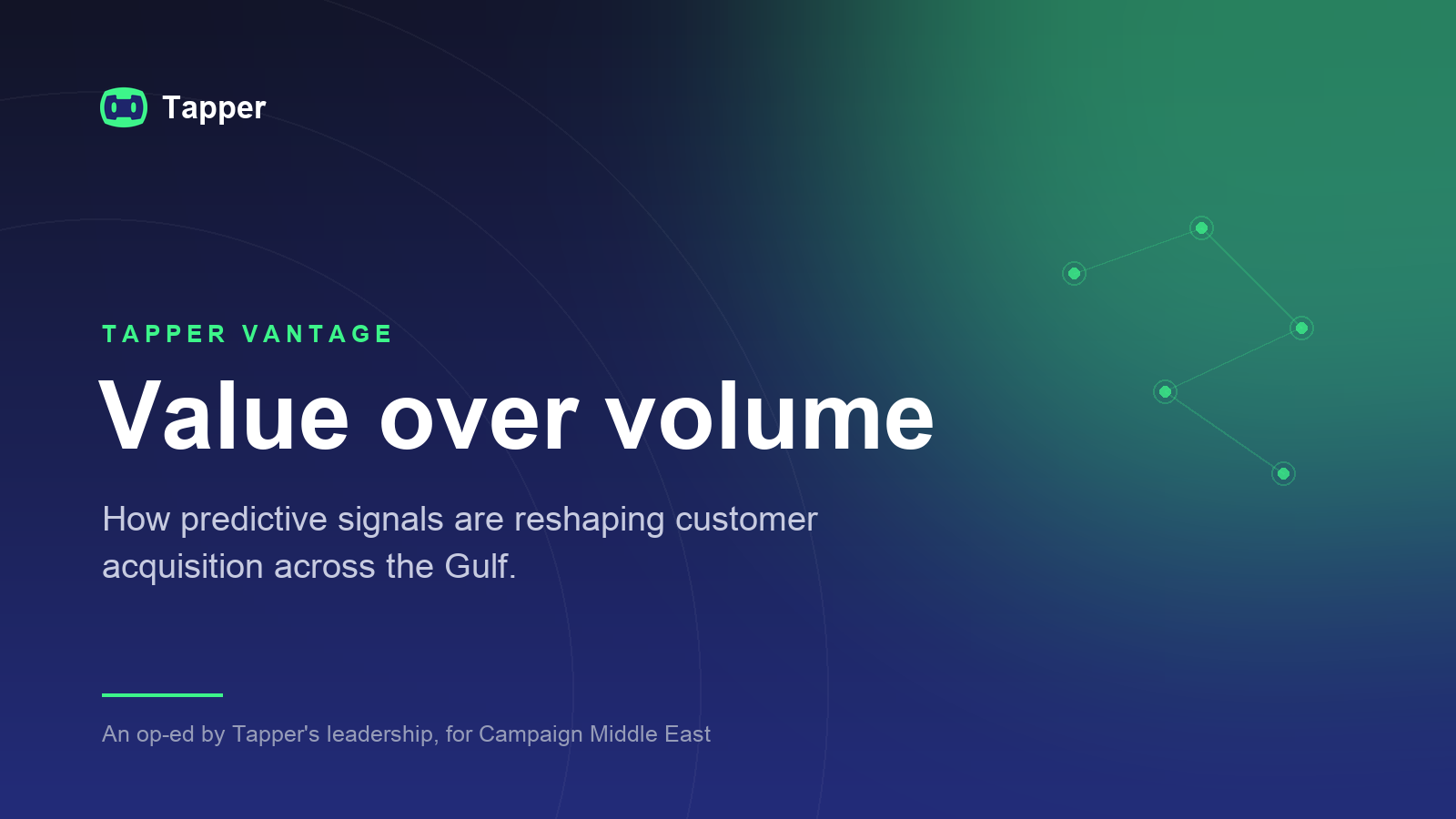 Value over volume: predictive growth and customer acquisition in the Gulf