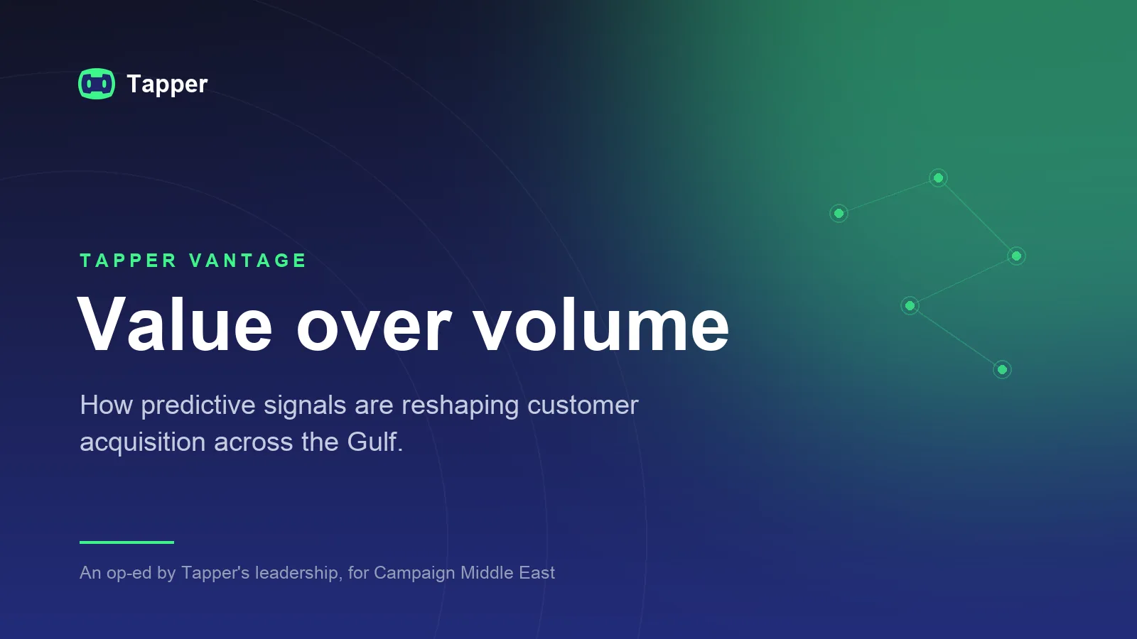 Value over volume: predictive growth and customer acquisition in the Gulf